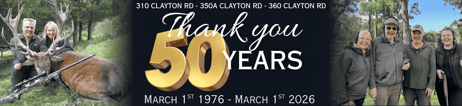 50 FAMILY years Banner