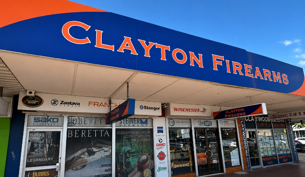 Clayton Firearms storefront