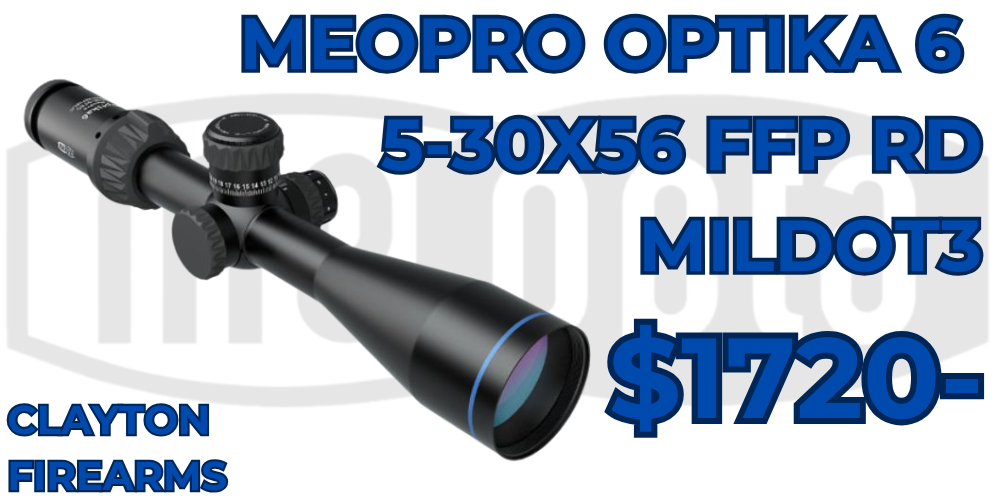 MeoPro Optika 6 5 30x56 FFP RD MilDot3