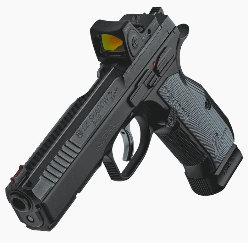 CZ HANDGUNS: CZ 75 SP-01 Shadow 2 9MM Optic Ready, 2 S/Mag 10rnd Mag ...